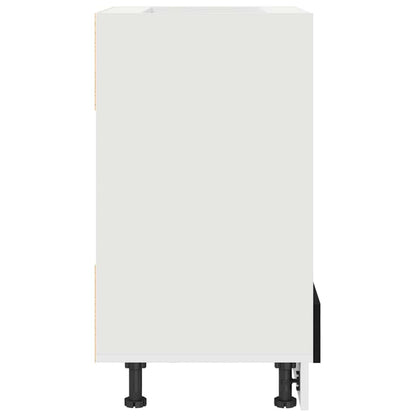 Armadio per forno Riga Rovere nero 60 x 46 x 81,5 cm