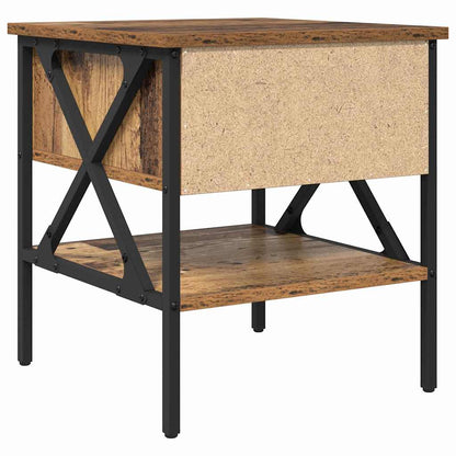 Comodino con cassetto Legno vecchio 40 x 42 x 45 cm | homemem39