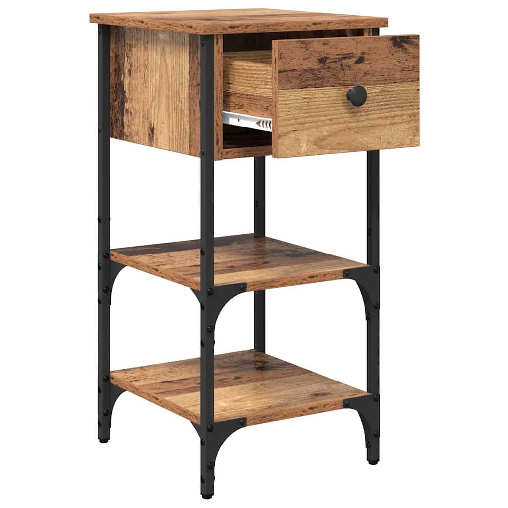 Armadio da Notte Marrone 33.5 x 36 x 70 cm Legno ingegnerizzato | homemem39