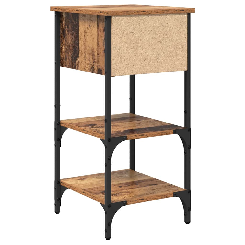 Armadio da Notte Marrone 33.5 x 36 x 70 cm Legno ingegnerizzato | homemem39