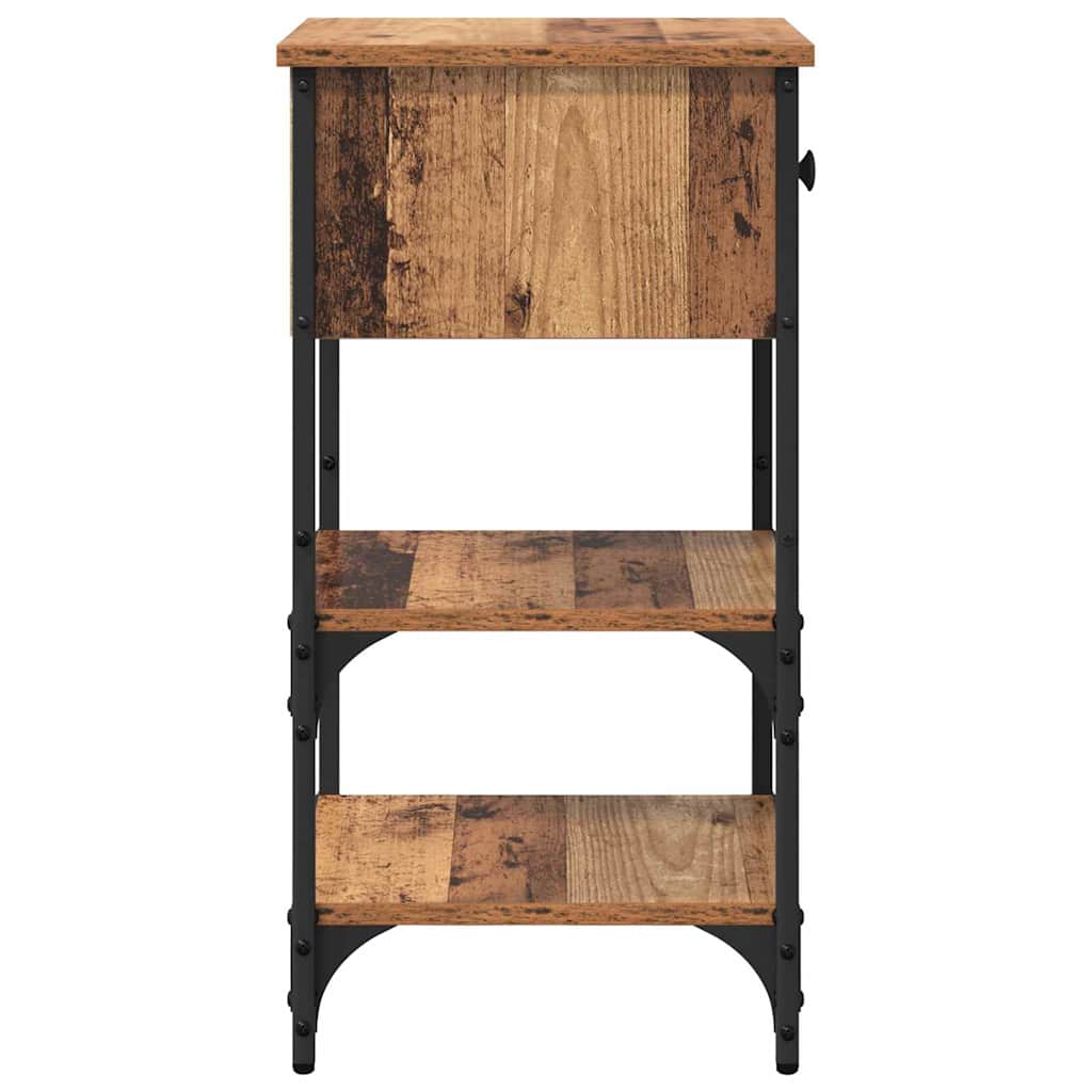 Armadio da Notte Marrone 33.5 x 36 x 70 cm Legno ingegnerizzato | homemem39