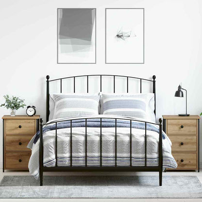 Armadio da Notte con cassetto 2 pcs rovere artigianale