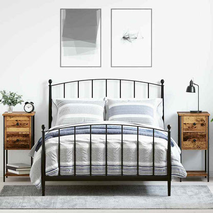 Armadio da Notte 2 pcs Legno vecchio 32 x 42 x 70 cm