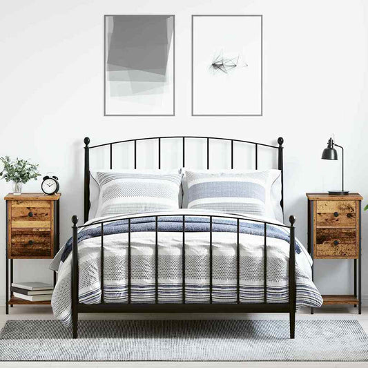 Armadio da Notte 2 pcs Legno vecchio 32 x 42 x 70 cm