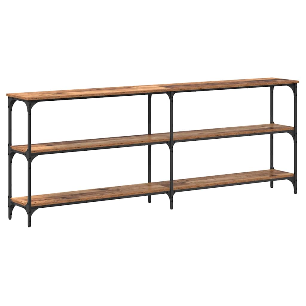 Tavolo consolle Legno vecchio 200 x 29 x 75 cm