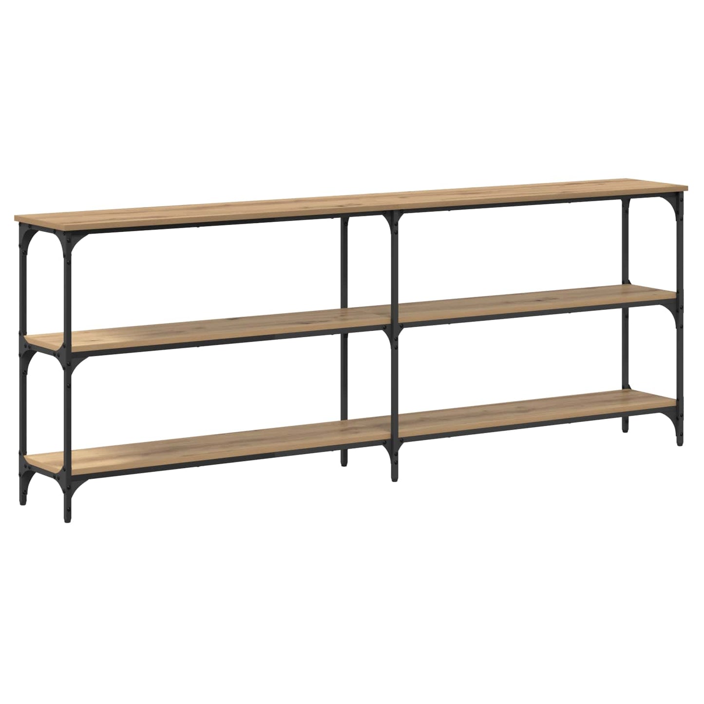 Tavolo consolle rovere artigianale 200 x 29 x 75 cm