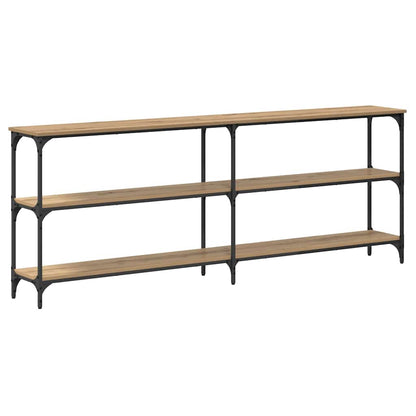 Tavolo consolle rovere artigianale 200 x 29 x 75 cm