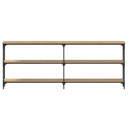 Tavolo consolle rovere artigianale 200 x 29 x 75 cm