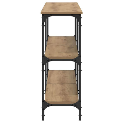 Tavolo consolle rovere artigianale 200 x 29 x 75 cm