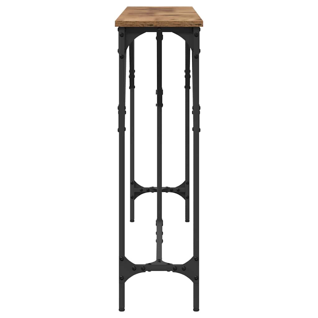 Tavolo consolle Legno vecchio 140 x 23 x 75 cm