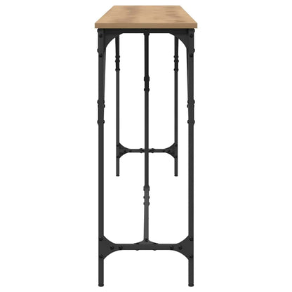 Tavolo consolle rovere artigianale 200 x 29 x 75 cm