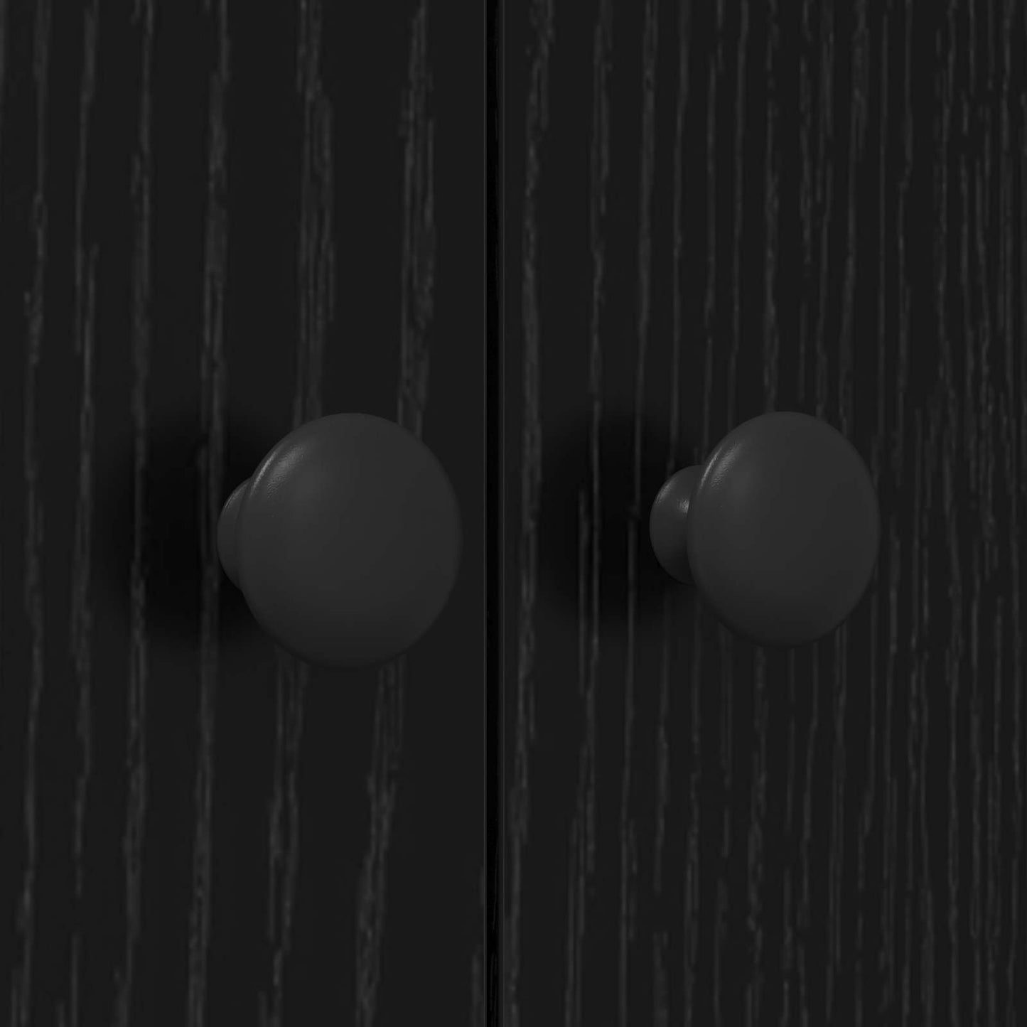 Armadio per Lavatrice Rovere Nero 68 x 48,5 x 194 cm