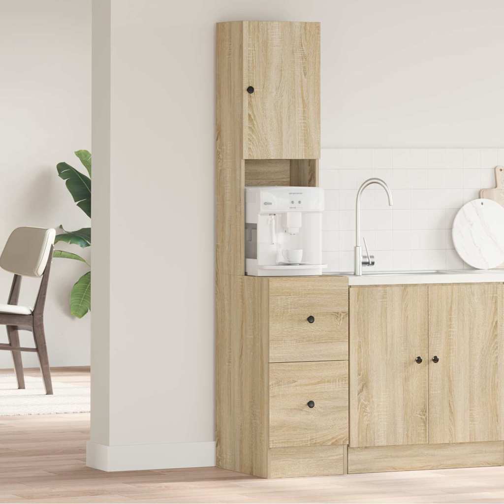 Mobile da cucina Beige 35 x 50 x 180 cm Legno multistrato | homemem39