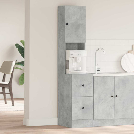 Mobile da cucina Grigio 35 x 50 x 180 cm Legno multistrato