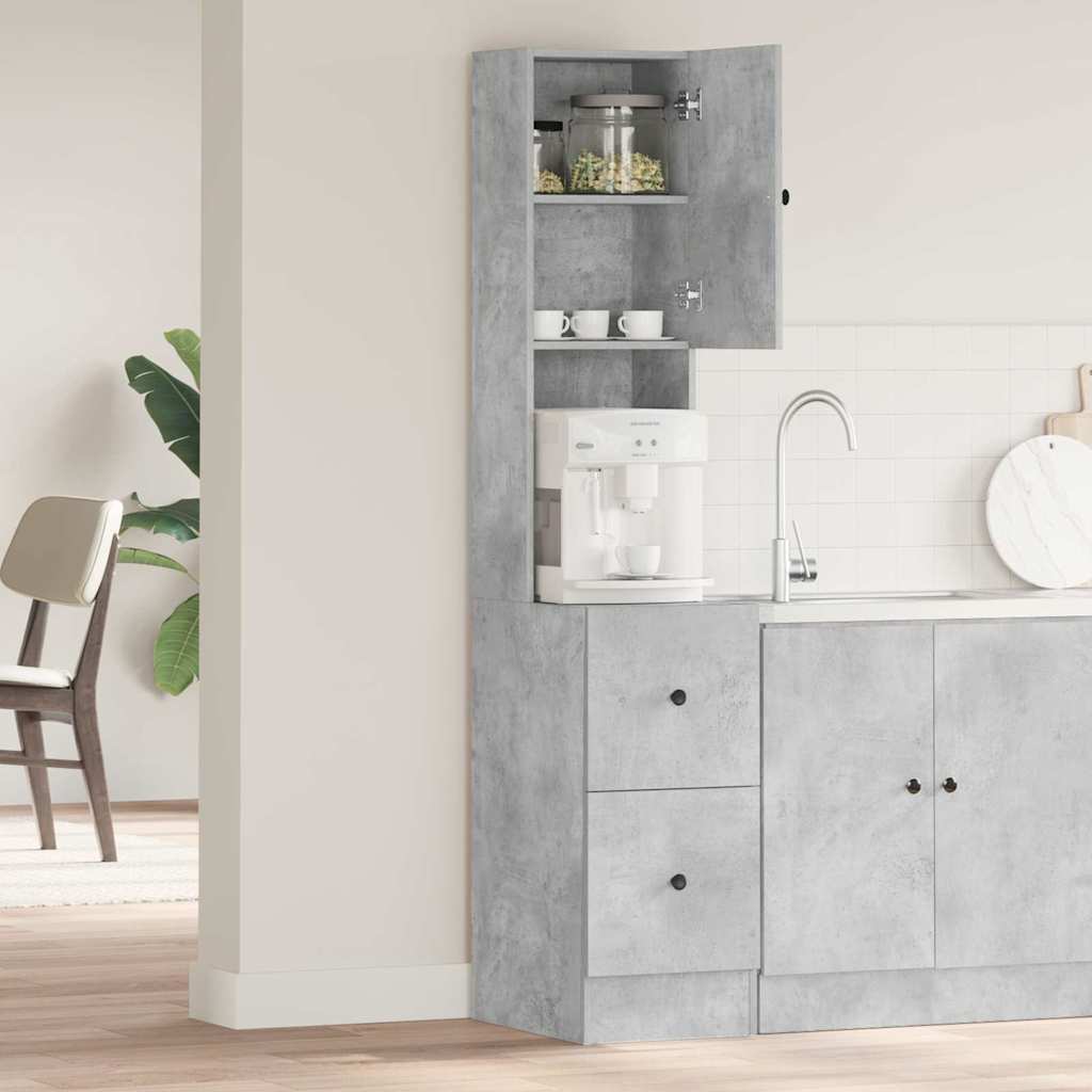Mobile da cucina Grigio 35 x 50 x 180 cm Legno multistrato