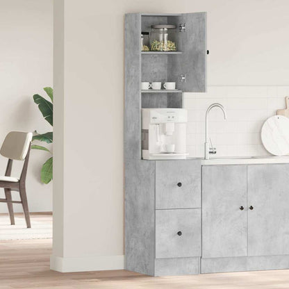 Mobile da cucina Grigio 35 x 50 x 180 cm Legno multistrato