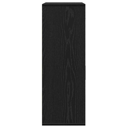 Credenza Rovere nero 79 x 38 x 80 cm Legno multistrato