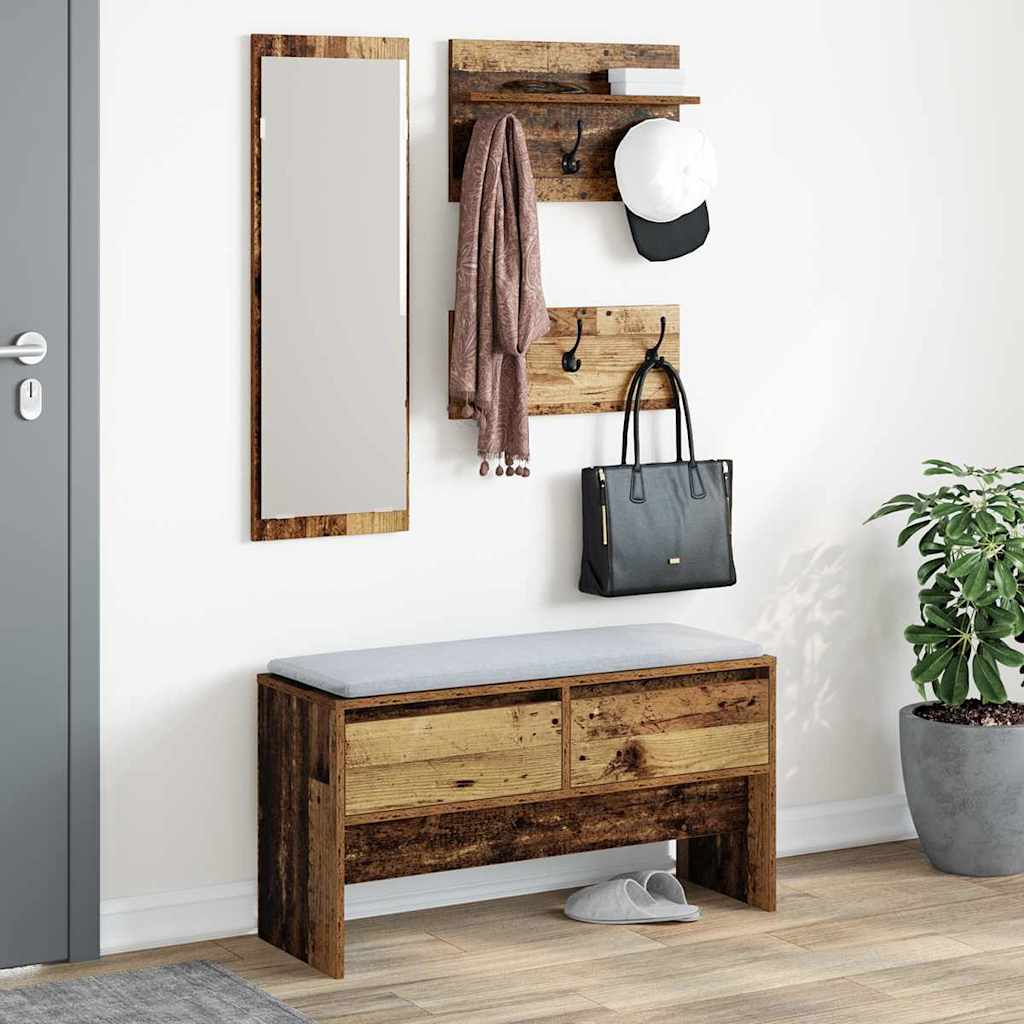 Set mobili da ingresso Legno vecchio 90 x 31 x 46.5 cm
