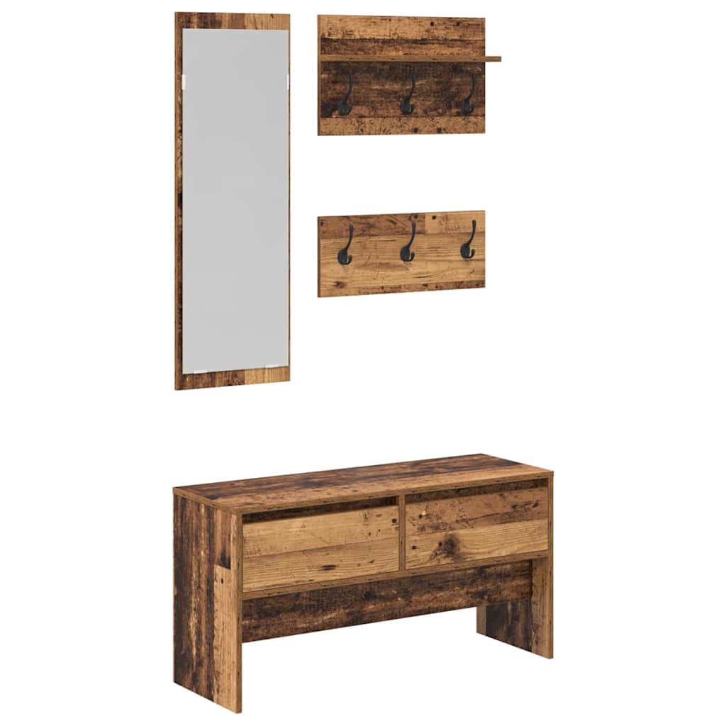 Set mobili da ingresso Legno vecchio 90 x 31 x 46.5 cm