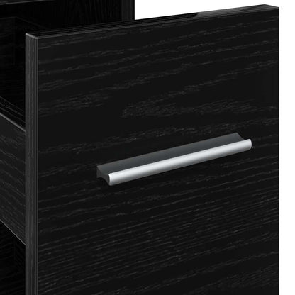 Set di mobili per il bagno 22 x 44 x 61.5 cm Rovere Nero | homemem39