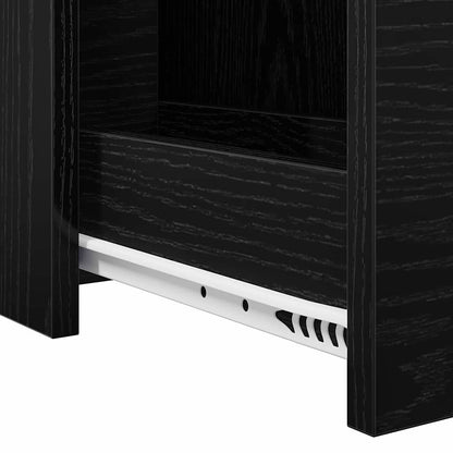 Set di mobili per il bagno 22 x 44 x 61.5 cm Rovere Nero | homemem39