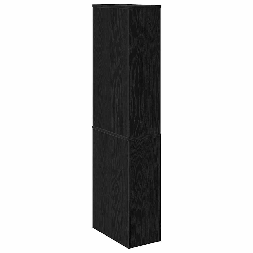 Set di mobili per il bagno 22 x 41 x 135 cm Rovere Nero | homemem39