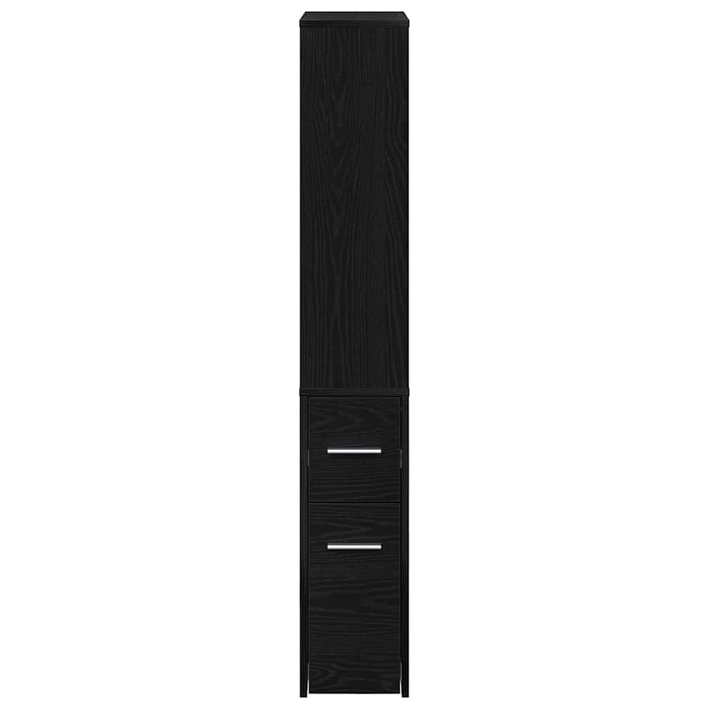 Set di mobili per il bagno 22 x 41 x 135 cm Rovere Nero | homemem39