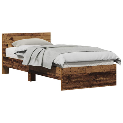 Struttura del letto Legno vecchio 90 x 190 cm Legno multistrato | homemem39