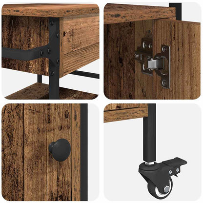 Carrello da Cucina Legno vecchio 56 x 43 x 89.5 cm