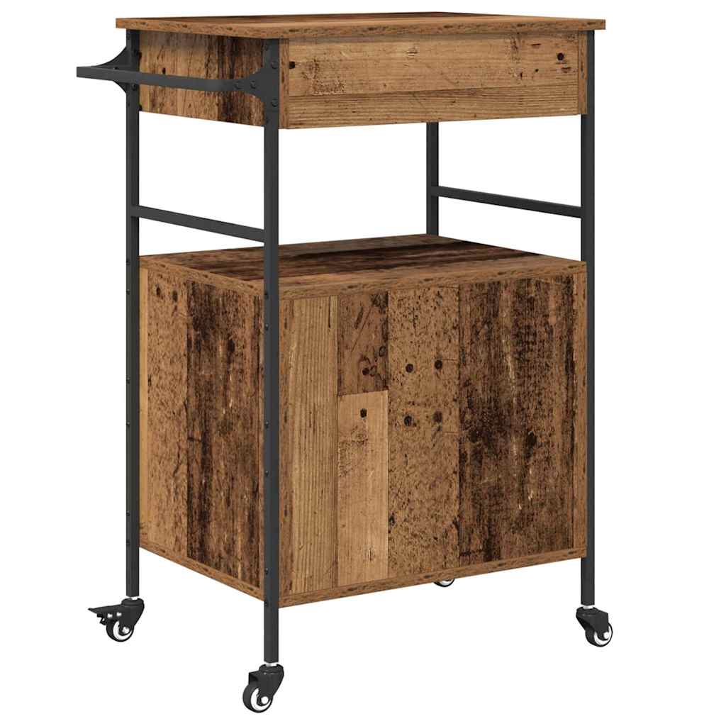 Carrello da Cucina Legno vecchio 56 x 43 x 89.5 cm