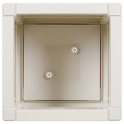 Vaso da giardino Bianco 36 x 36 x 35 cm Polipropilene