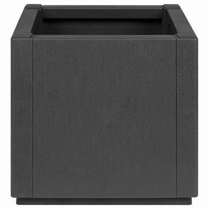 Vaso da giardino Antracite 36 x 36 x 35 cm Polipropilene