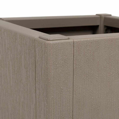 Vaso da giardino Grigio 36 x 36 x 35 cm Polipropilene