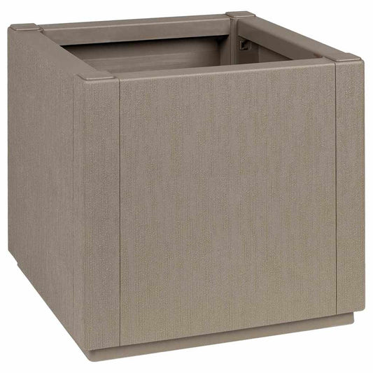 Vaso da giardino Grigio 36 x 36 x 35 cm Polipropilene