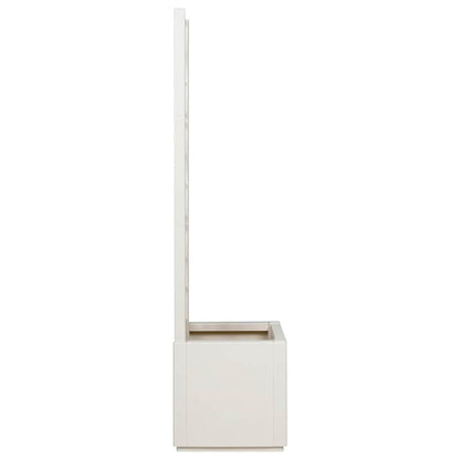 Vaso da giardino Bianco 36 x 36 x 140 cm Polipropilene