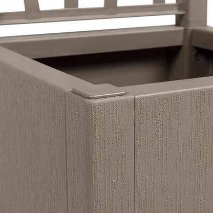 Vaso da giardino Grigio 36 x 36 x 140 cm Polipropilene