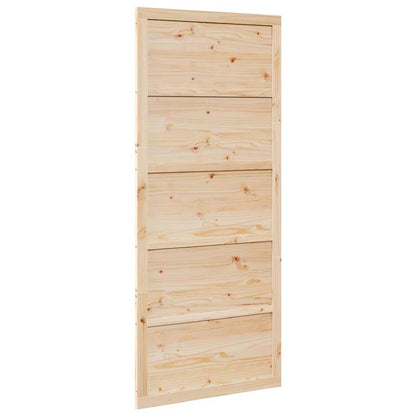 Porta a Fattoria Naturale 90 x 208 cm Legno massello di pino