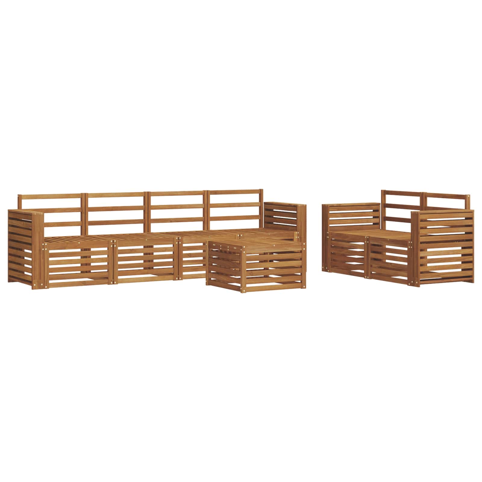Set divani Legno di Acacia Massello | homemem39
