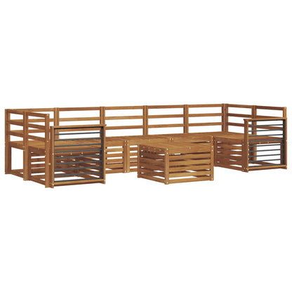 Set divani Naturale Legno di Acacia Massello