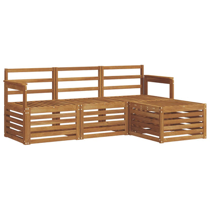 Set di divani da esterno 4 pcs Naturale | homemem39