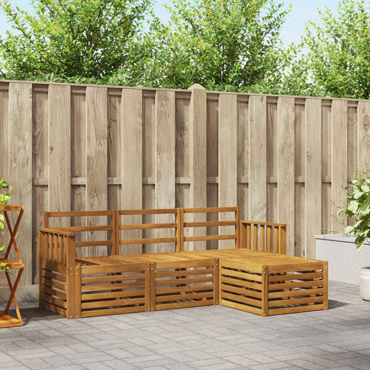 Set di divani da esterno 4 pcs Naturale | homemem39