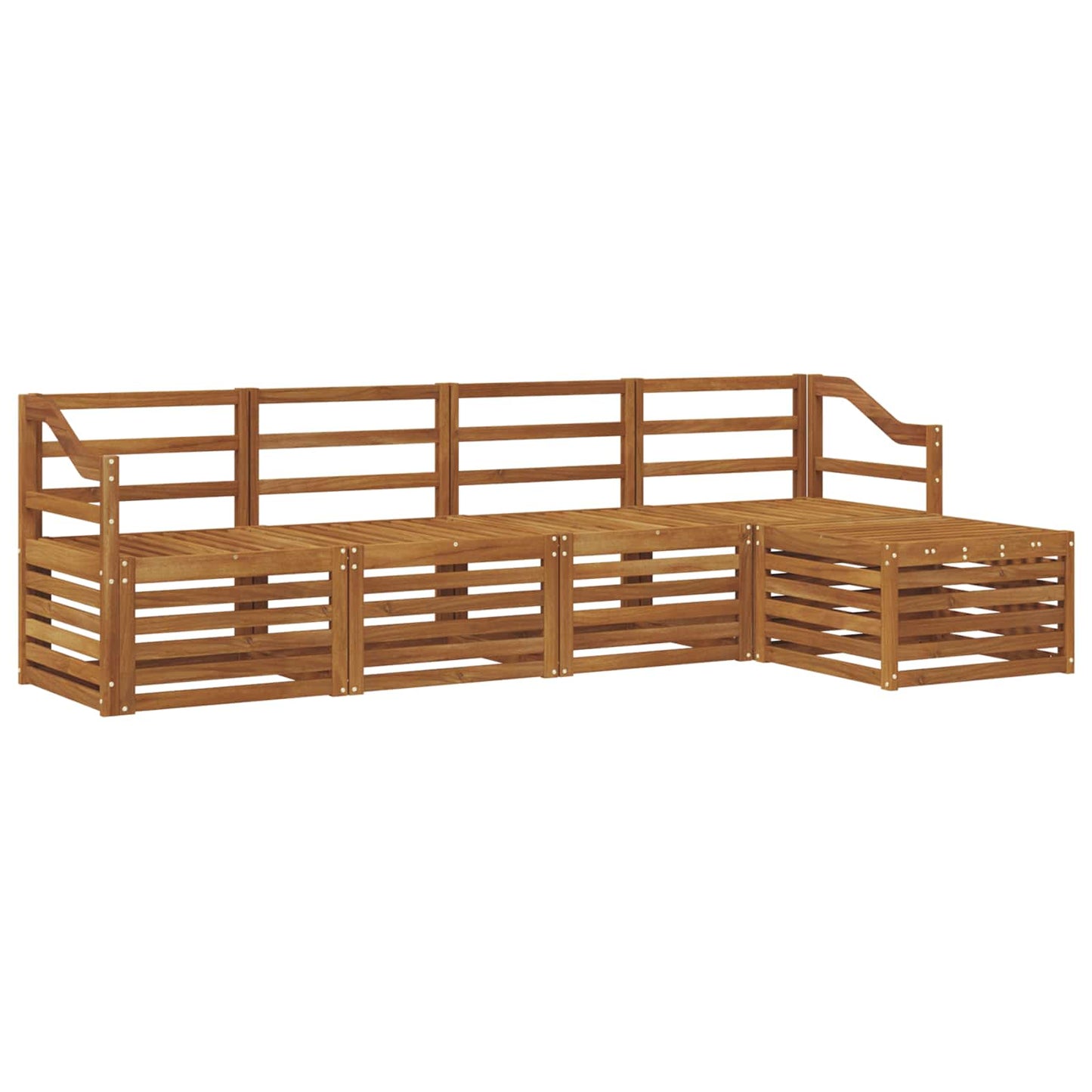 Set di divani da esterno 5 pcs Naturale | homemem39