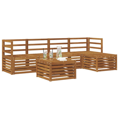 Set di divani da esterno 6 pcs Naturale | homemem39