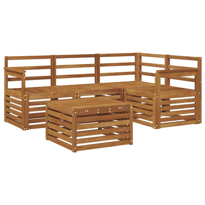 Set di divani da esterno 5 pcs Naturale