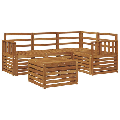 Set di divani da esterno 5 pcs Naturale