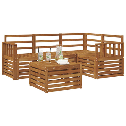 Set di divani da esterno 5 pcs Naturale