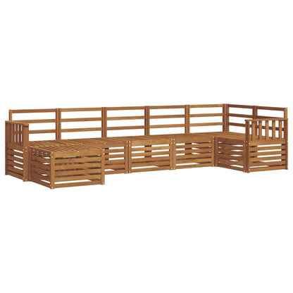 Set divano sezionale 7 pcs Naturale
