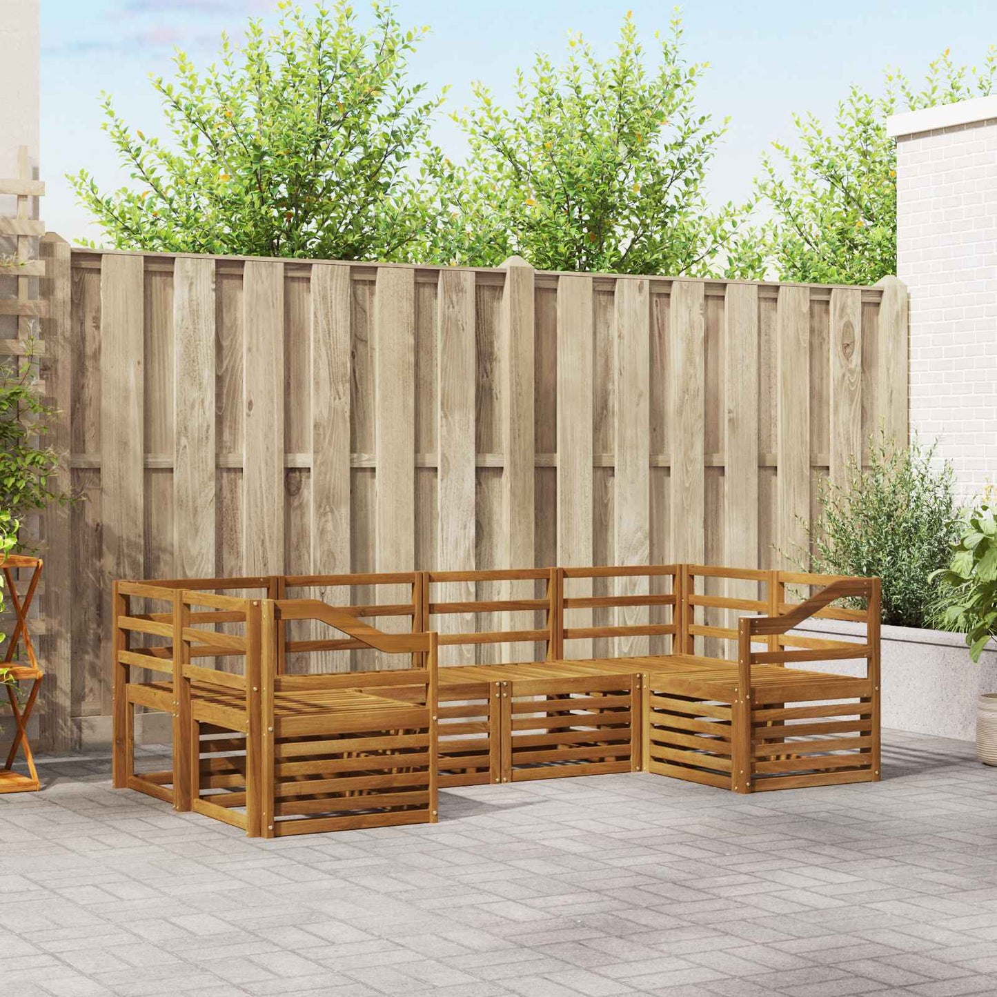 Set divano sezionale 6 pcs Naturale | homemem39