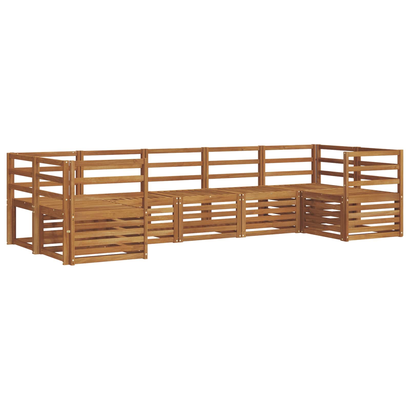 Set divano sezionale 7 pcs Naturale | homemem39