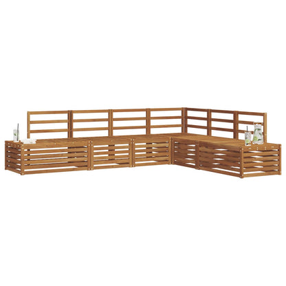 Set di divani da esterno Naturale 273 x 213,5 x 73 cm | homemem39